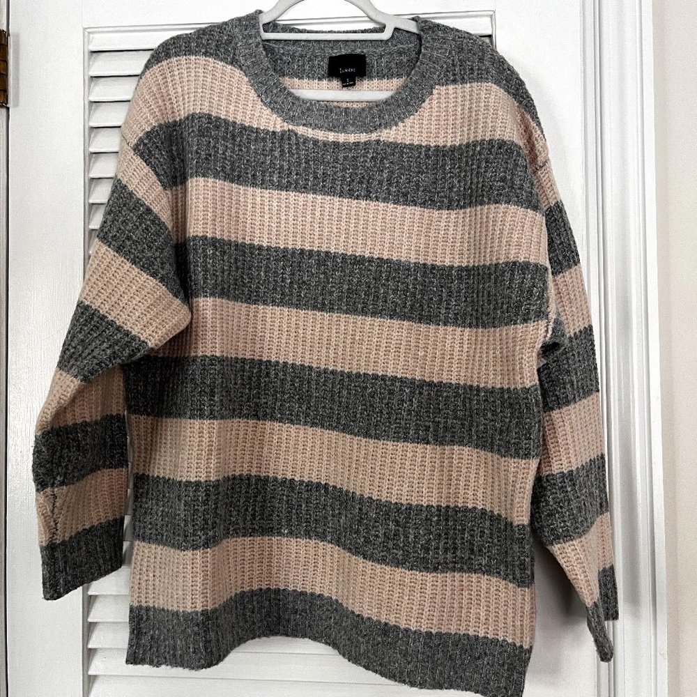 Baltic Born Oversized Striped Tunic Sweater